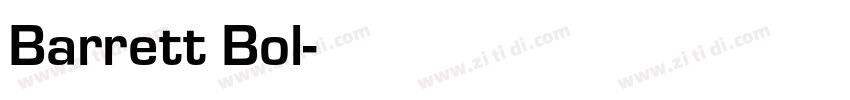 Barrett Bol字体转换